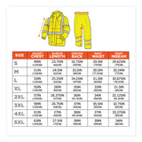 ergodyne® GloWear 8376K Lightweight HV Rain Suit, Medium, Lime, Ships in 1-3 Business Days (EGO25433) Each
