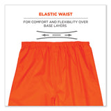 ergodyne® GloWear 8916 Class E Lightweight Hi-Vis Rain Pants, 2X-Large, Orange, Ships in 1-3 Business Days (EGO25446) Each
