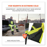 ergodyne® GloWear 8928 Class E Hi-Vis Insulated Bibs, 4X-Large, Lime, Ships in 1-3 Business Days (EGO25528) Each