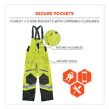 ergodyne® GloWear 8928 Class E Hi-Vis Insulated Bibs, 5X-Large, Lime, Ships in 1-3 Business Days (EGO25529) Each