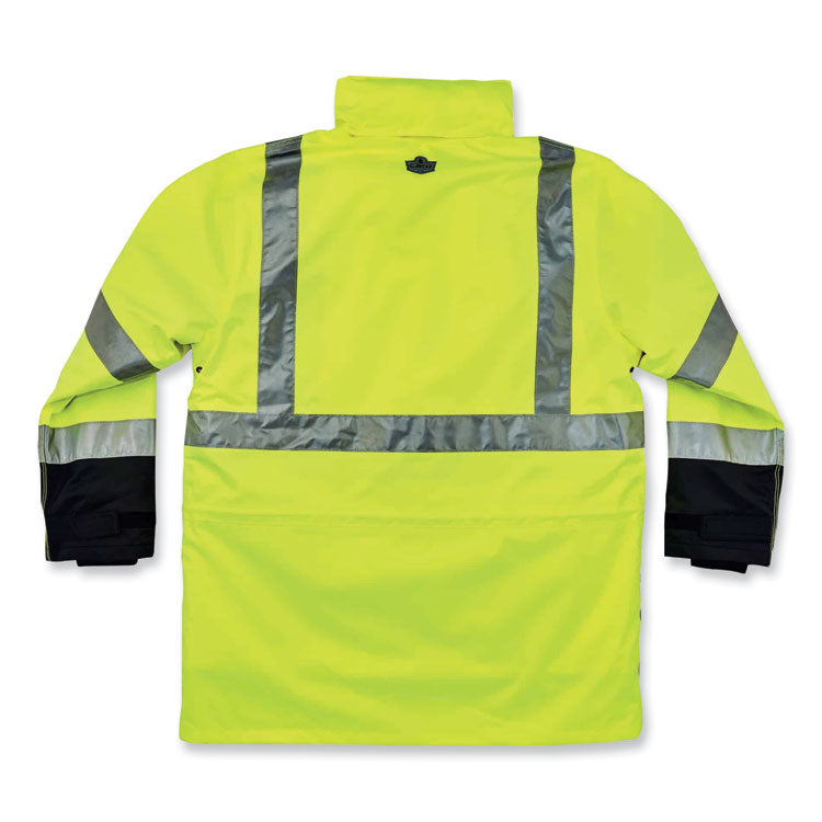 ergodyne® GloWear 8388 Class 3/2 Hi-Vis Thermal Jacket Kit, 3X-Large, Lime, Ships in 1-3 Business Days (EGO25537) Each