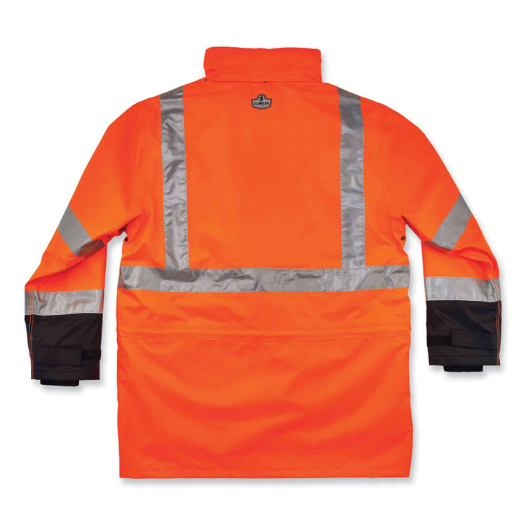 ergodyne® GloWear 8388 Class 3/2 Hi-Vis Thermal Jacket Kit, Small, Orange, Ships in 1-3 Business Days (EGO25552) Each