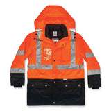 ergodyne® GloWear 8388 Class 3/2 Hi-Vis Thermal Jacket Kit, 4X-Large, Orange, Ships in 1-3 Business Days (EGO25558) Each