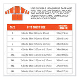 ergodyne® GloWear 8384 Class 3 Hi-Vis Quilted Thermal Parka, X-Large, Orange, Ships in 1-3 Business Days (EGO25575) Each