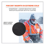 ergodyne® GloWear 8381 Class 3 Hi-Vis 4-in-1 Quilted Bomber Jacket, Orange, 3X-Large, Ships in 1-3 Business Days (EGO25587) Each