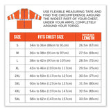 ergodyne® GloWear 8377 Class 3 Hi-Vis Quilted Bomber Jacket, Orange, 5X-Large, Ships in 1-3 Business Days (EGO25619) Each