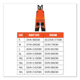 ergodyne® GloWear 8928 Class E Hi-Vis Insulated Bibs, Medium, Orange, Ships in 1-3 Business Days (EGO25633) Each