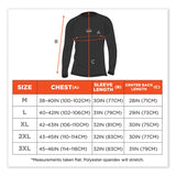 ergodyne® N-Ferno 6435 Midweight Long Sleeve Base Layer Shirt, Medium, Black, Ships in 1-3 Business Days (EGO40203) Each
