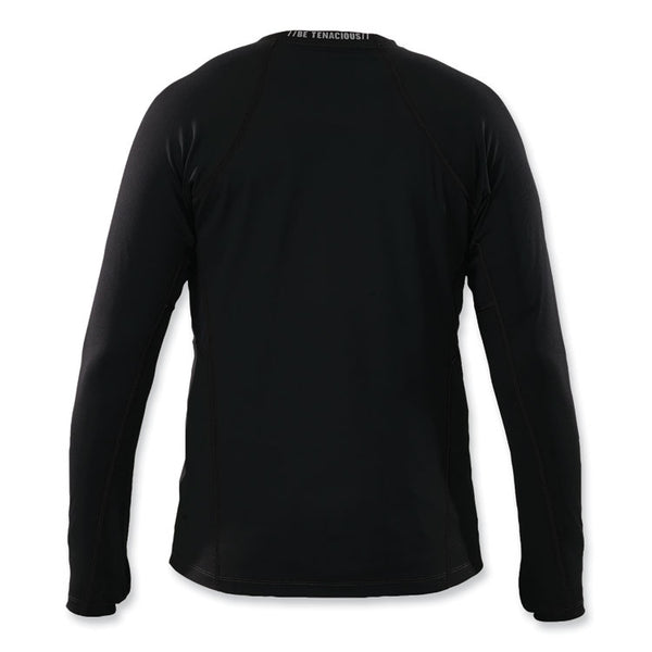 ergodyne® N-Ferno 6435 Midweight Long Sleeve Base Layer Shirt, Large, Black, Ships in 1-3 Business Days (EGO40204) Each