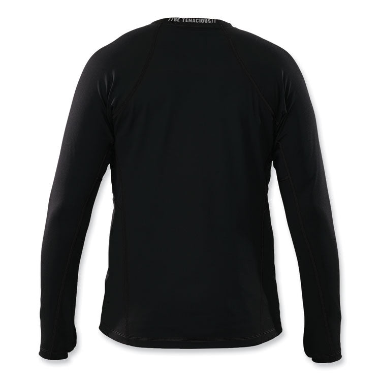 ergodyne® N-Ferno 6435 Midweight Long Sleeve Base Layer Shirt, 3X-Large, Black, Ships in 1-3 Business Days (EGO40207) Each