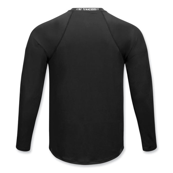 ergodyne® N-Ferno 6436 Long Sleeve Lightweight Base Layer Shirt, Large, Black, Ships in 1-3 Business Days (EGO40234) Each
