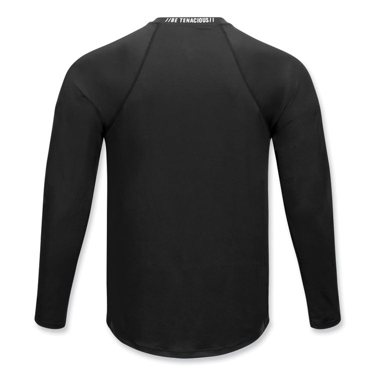 ergodyne® N-Ferno 6436 Long Sleeve Lightweight Base Layer Shirt, Large, Black, Ships in 1-3 Business Days (EGO40234) Each