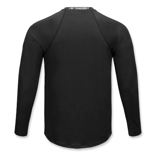 ergodyne® N-Ferno 6436 Long Sleeve Lightweight Base Layer Shirt, 3X-Large, Black, Ships in 1-3 Business Days (EGO40237) Each