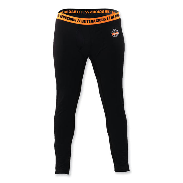 ergodyne® N-Ferno 6480 Midweight Base Layer Pants - 240 g, 2X-Large, Black, Ships in 1-3 Business Days (EGO40806) Each