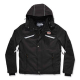 ergodyne® N-Ferno 6466 Thermal Jacket with 500D Nylon Shell, Medium, Black, Ships in 1-3 Business Days (EGO41113) Each