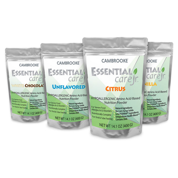 Essential Care Jr™ Pediatric Oral Supplement Unflavored 14.1 oz. Pouch Powder Amino Acid Food Allergies (1190431_CS) 6/CS