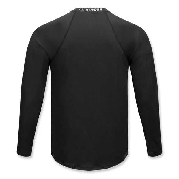 ergodyne® N-Ferno 6436 Long Sleeve Lightweight Base Layer Shirt, Medium, Black, Ships in 1-3 Business Days (EGO40233) Each