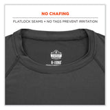 ergodyne® N-Ferno 6436 Long Sleeve Lightweight Base Layer Shirt, Medium, Black, Ships in 1-3 Business Days (EGO40233) Each