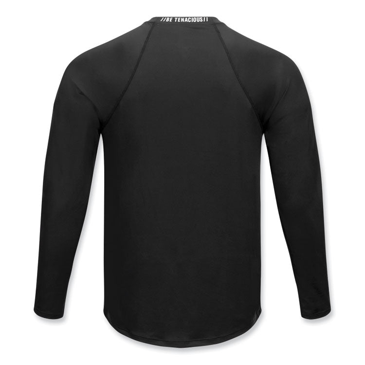 ergodyne® N-Ferno 6436 Long Sleeve Lightweight Base Layer Shirt, X-Large, Black, Ships in 1-3 Business Days (EGO40235) Each