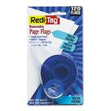 Redi-Tag® Arrow Message Page Flags in Dispenser, "Sign Here", Blue, 120 Flags/Dispenser (RTG81034) Pack of 120