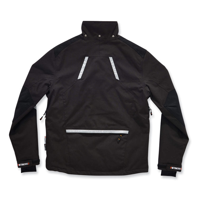 ergodyne® N-Ferno 6466 Thermal Jacket with 500D Nylon Shell, Small, Black, Ships in 1-3 Business Days (EGO41112) Each