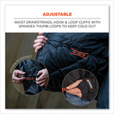 ergodyne® N-Ferno 6466 Thermal Jacket with 500D Nylon Shell, 4X-Large, Black, Ships in 1-3 Business Days (EGO41118) Each