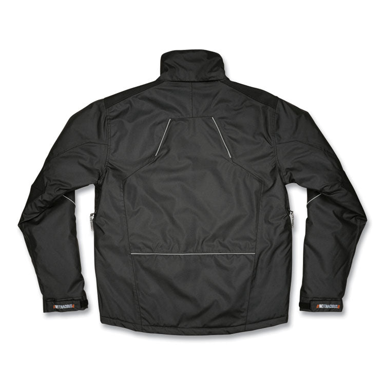 ergodyne® N-Ferno 6467 Winter Work Jacket with 300D Polyester Shell, Small, Black, Ships in 1-3 Business Days (EGO41122) Each