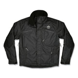 ergodyne® N-Ferno 6467 Winter Work Jacket with 300D Polyester Shell, Small, Black, Ships in 1-3 Business Days (EGO41122) Each