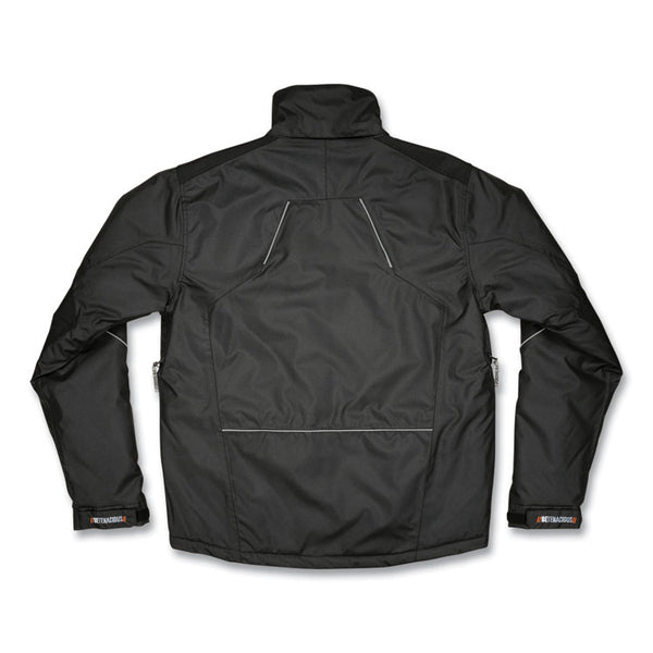 ergodyne® N-Ferno 6467 Winter Work Jacket with 300D Polyester Shell, Large, Black, Ships in 1-3 Business Days (EGO41124) Each