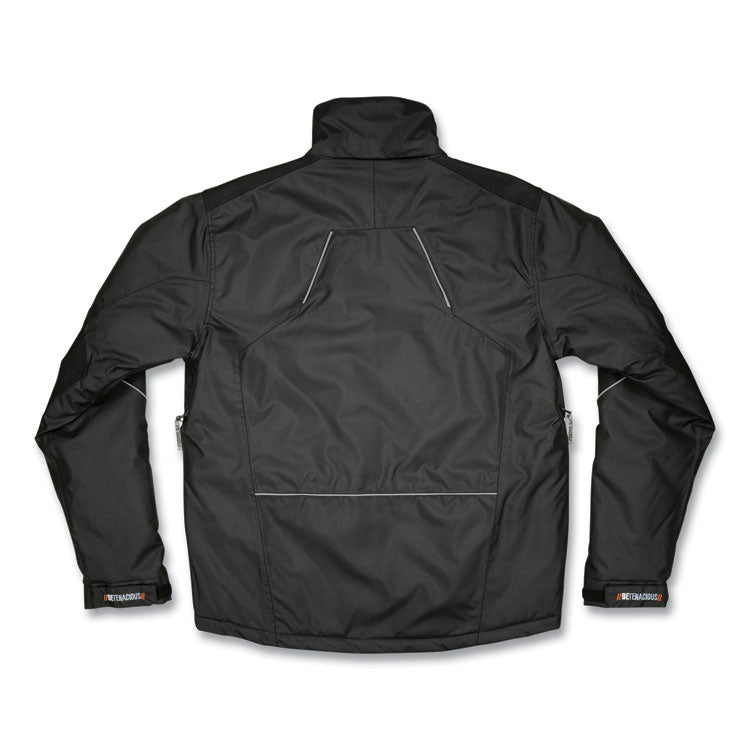 ergodyne® N-Ferno 6467 Winter Work Jacket with 300D Polyester Shell, Large, Black, Ships in 1-3 Business Days (EGO41124) Each