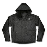 ergodyne® N-Ferno 6467 Winter Work Jacket with 300D Polyester Shell, X-Large, Black, Ships in 1-3 Business Days (EGO41125) Each