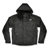 ergodyne® N-Ferno 6467 Winter Work Jacket with 300D Polyester Shell, 2X-Large, Black, Ships in 1-3 Business Days (EGO41126) Each
