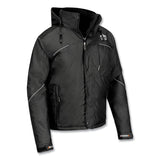 ergodyne® N-Ferno 6467 Winter Work Jacket with 300D Polyester Shell, 2X-Large, Black, Ships in 1-3 Business Days (EGO41126) Each