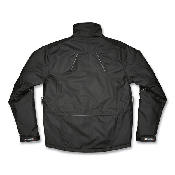 ergodyne® N-Ferno 6467 Winter Work Jacket with 300D Polyester Shell, 3X-Large, Black, Ships in 1-3 Business Days (EGO41127) Each