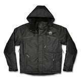 ergodyne® N-Ferno 6467 Winter Work Jacket with 300D Polyester Shell, 3X-Large, Black, Ships in 1-3 Business Days (EGO41127) Each