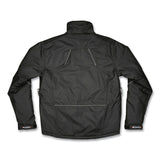 ergodyne® N-Ferno 6467 Winter Work Jacket with 300D Polyester Shell, 4X-Large, Black, Ships in 1-3 Business Days (EGO41128) Each