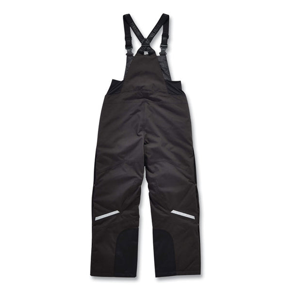 ergodyne® N-Ferno 6471 Thermal Bibs with 500D Nylon Shell, Medium, Black, Ships in 1-3 Business Days (EGO41213) Each