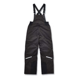 ergodyne® N-Ferno 6471 Thermal Bibs with 500D Nylon Shell, Large, Black, Ships in 1-3 Business Days (EGO41214) Each