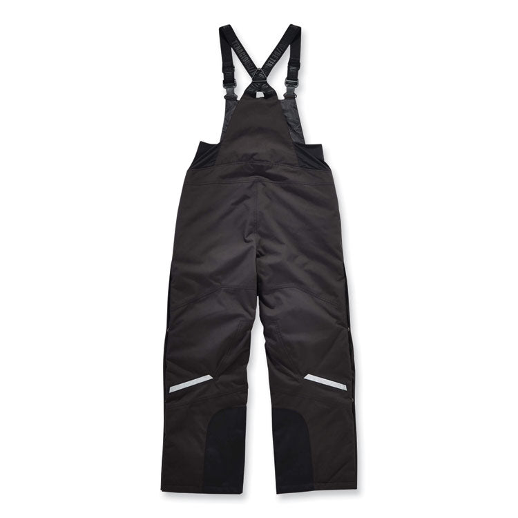 ergodyne® N-Ferno 6471 Thermal Bibs with 500D Nylon Shell, X-Large, Black, Ships in 1-3 Business Days (EGO41215) Each