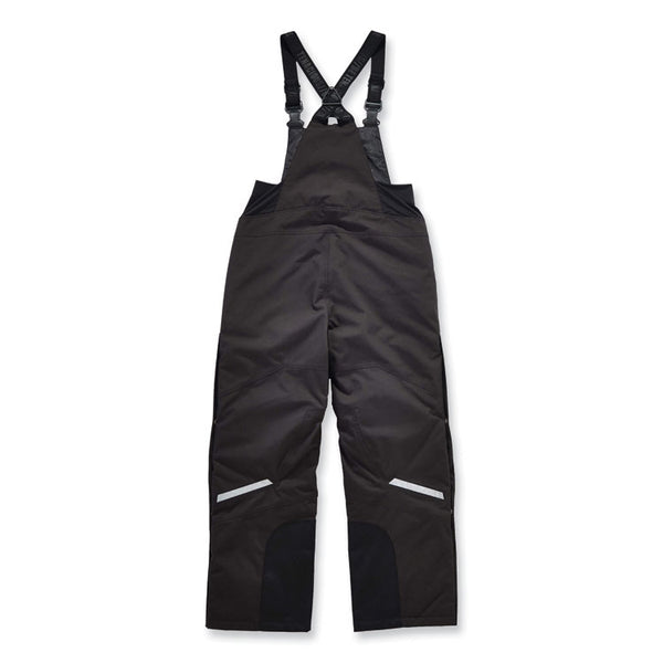 ergodyne® N-Ferno 6471 Thermal Bibs with 500D Nylon Shell, 3X-Large, Black, Ships in 1-3 Business Days (EGO41217) Each