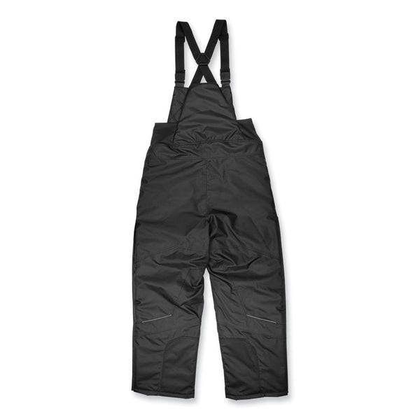 ergodyne® N-Ferno 6472 Thermal Bib with 300D Oxford Shell, Small, Black, Ships in 1-3 Business Days (EGO41222) Each