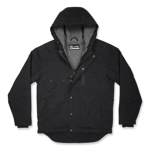 ergodyne® N-Ferno 6468 Duck Canvas Work Jacket, 2X-Large, Black, Ships in 1-3 Business Days (EGO41236) Each