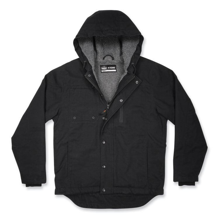 ergodyne® N-Ferno 6468 Duck Canvas Work Jacket, 2X-Large, Black, Ships in 1-3 Business Days (EGO41236) Each