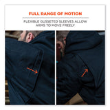 ergodyne® N-Ferno 6468 Duck Canvas Work Jacket, 3X-Large, Black, Ships in 1-3 Business Days (EGO41237) Each