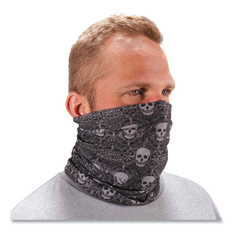 ergodyne® Chill-Its 6485 Multi-Band, Polyester, One Size Fits Most, Skulls, Ships in 1-3 Business Days (EGO42112) Each