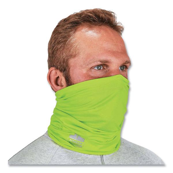 ergodyne® Chill-Its 6487 Cooling Performance Knit Multi-Band, Polyester/Spandex, One Size, Hi-Vis Lime, Ships in 1-3 Business Days (EGO42127) Each