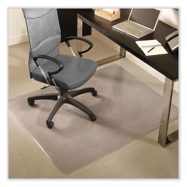 ES Robbins® EverLife Chair Mat for Medium Pile Carpet, 36 x 48, Clear, Ships in 4-6 Business Days (ESR122081)