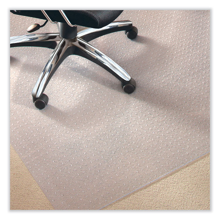 ES Robbins® EverLife Chair Mat for Medium Pile Carpet, 48 x 72, Clear,, Ships in 4-6 Business Days (ESR122486)