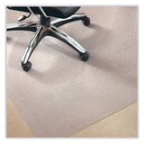 ES Robbins® EverLife Chair Mat for Medium Pile Carpet, 48 x 96, Clear, Ships in 4-6 Business Days (ESR122581)