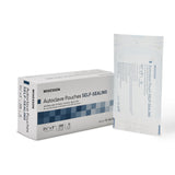 McKesson Sterilization Pouch Ethylene Oxide (EO) Gas / Steam 3-1/2 X 5 Inch Transparent Blue / White Self Seal Paper / Film (960942_BX) 200/BX